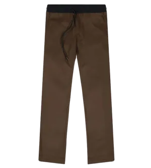 RICHIE LE RELAXED FLEECE PANT BROWN - RLC23-057