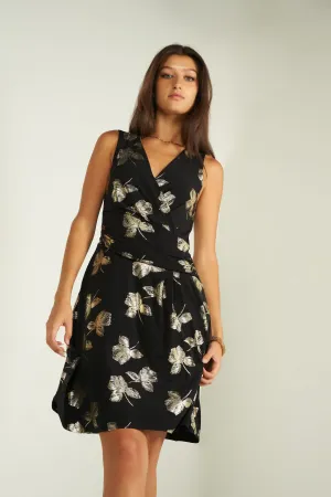 Robe cache-coeur sans manches - ORIANE - (R-C1)