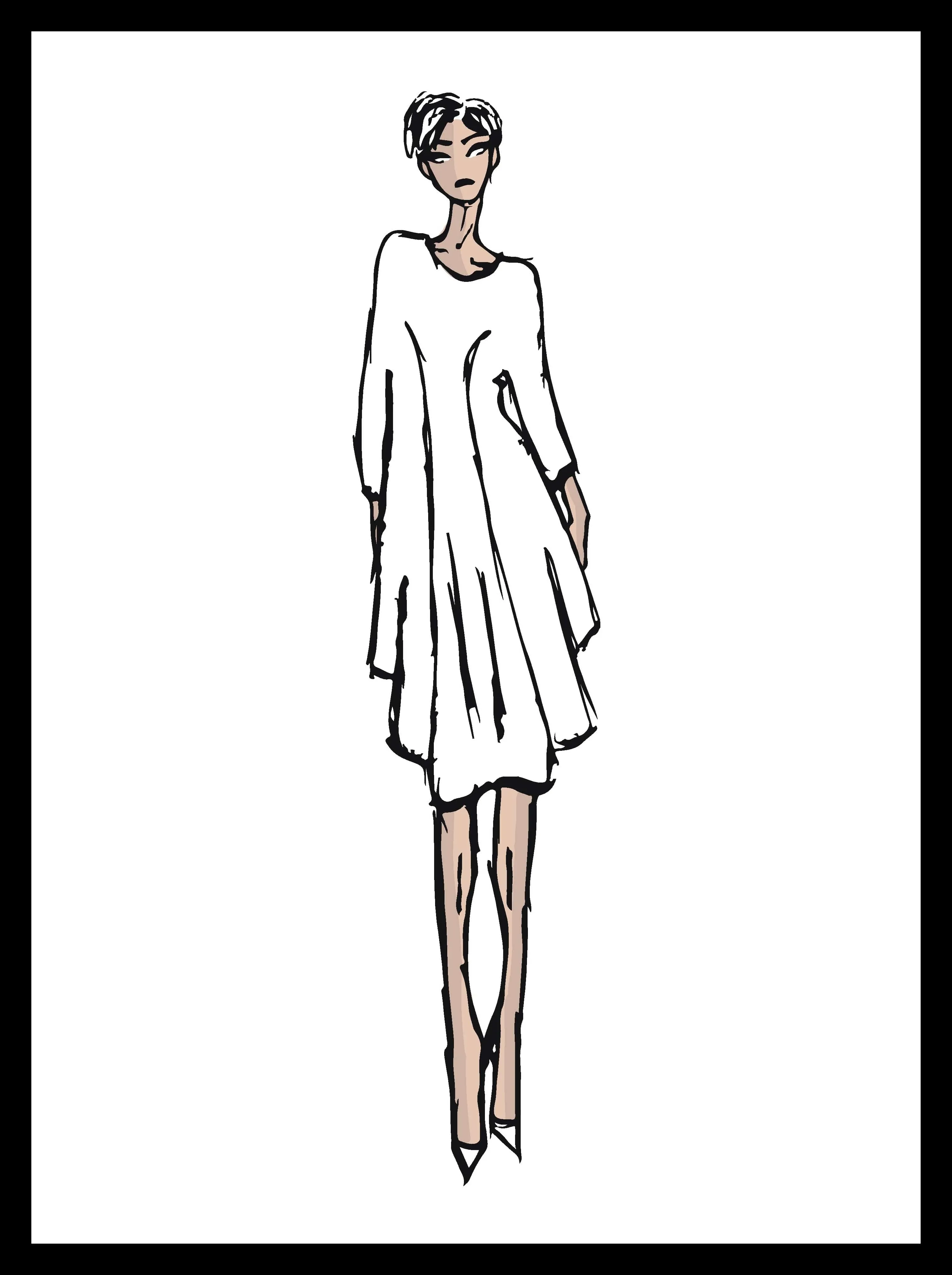 ROBE coupe diamante, alliée de toutes les formes