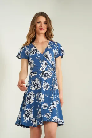Robe courte cache-coeur - ERAM11 - (R-B14)