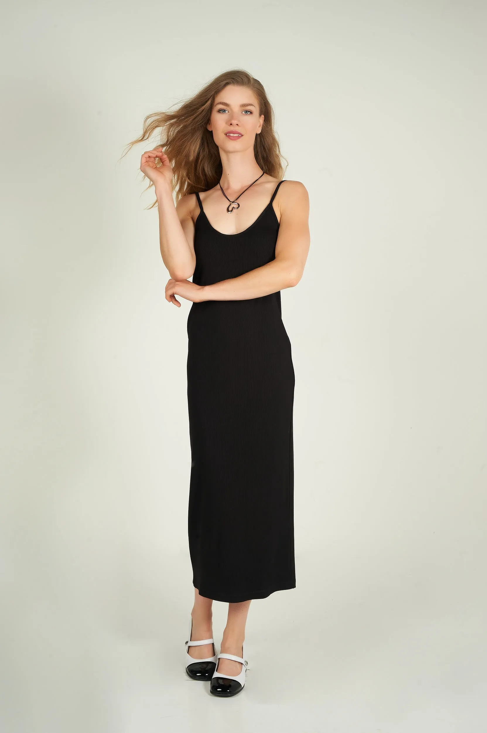 Robe midi côtelée - FEDRA - (R-C11)
