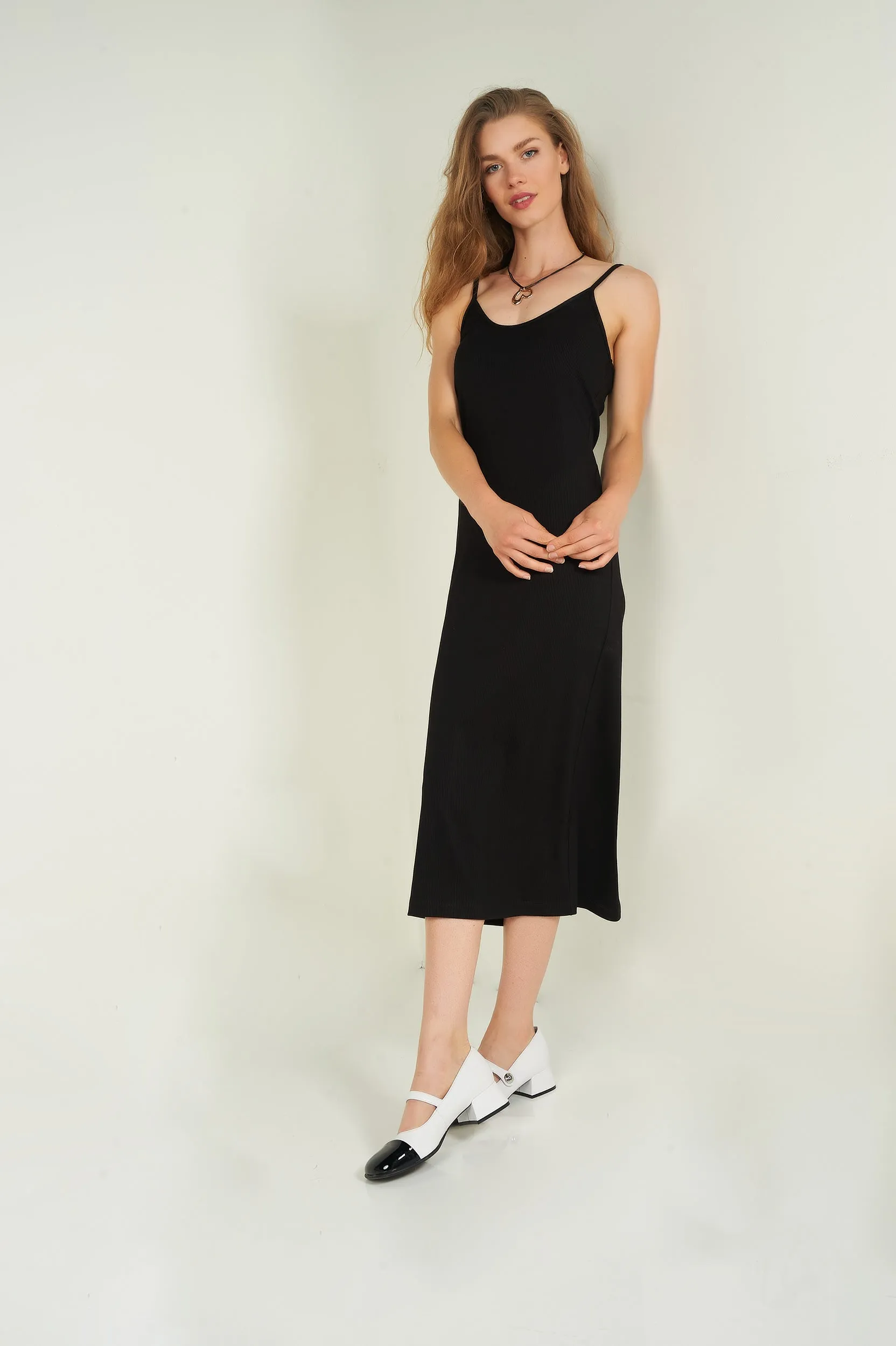 Robe midi côtelée - FEDRA - (R-C11)