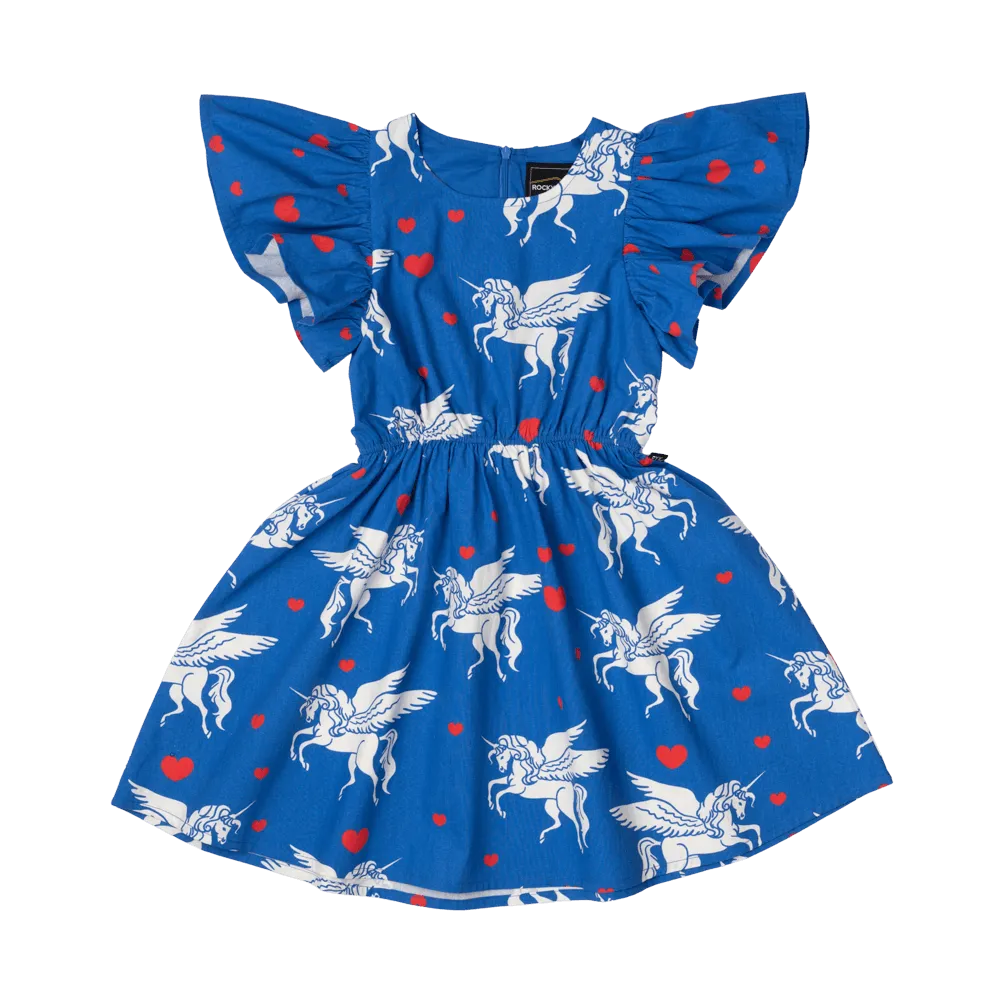 ROCK YOUR BABY - LES LICORNES ANGLE WING DRESS