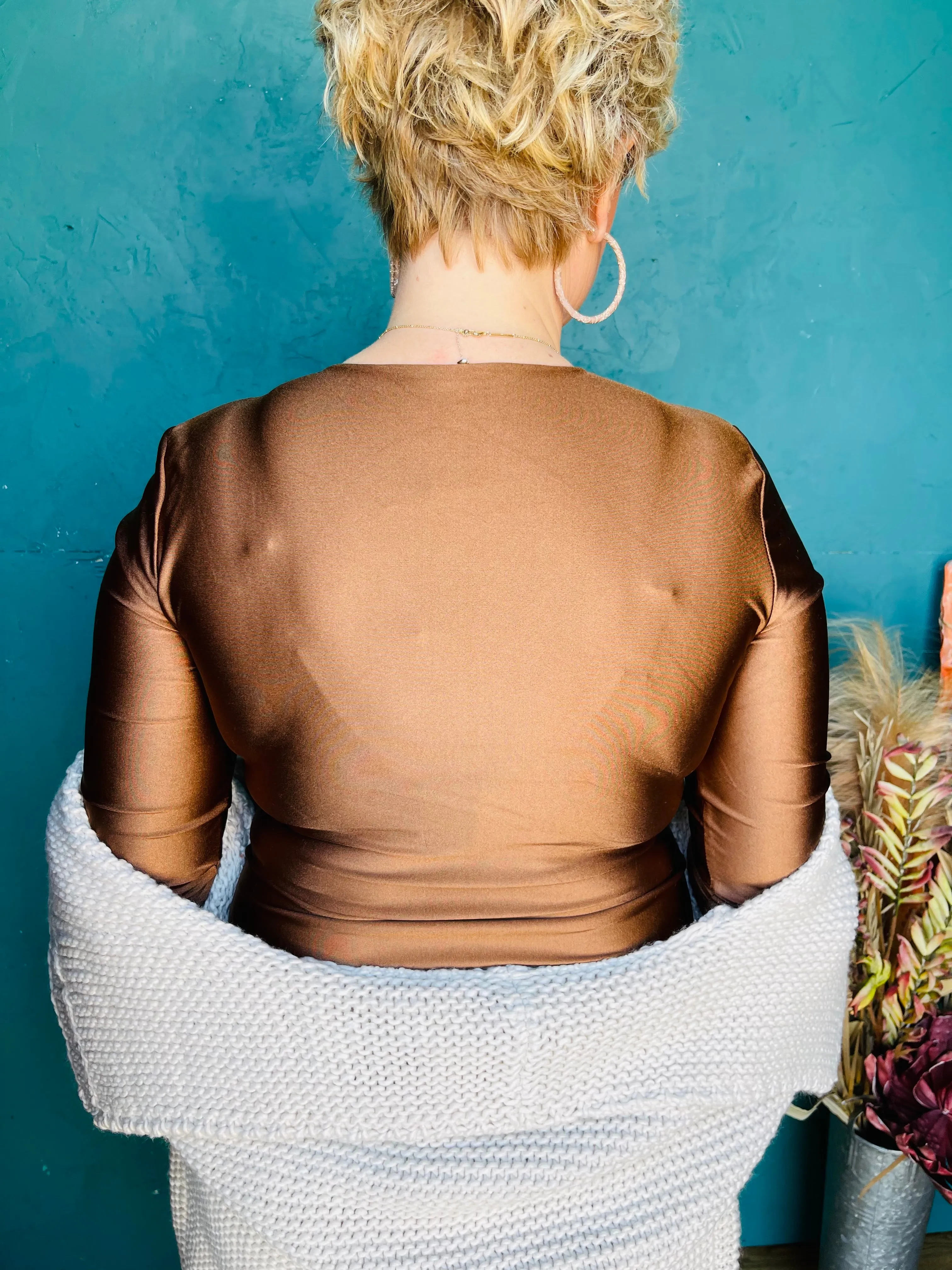 Roxi Hi Crew Neck Bodysuit