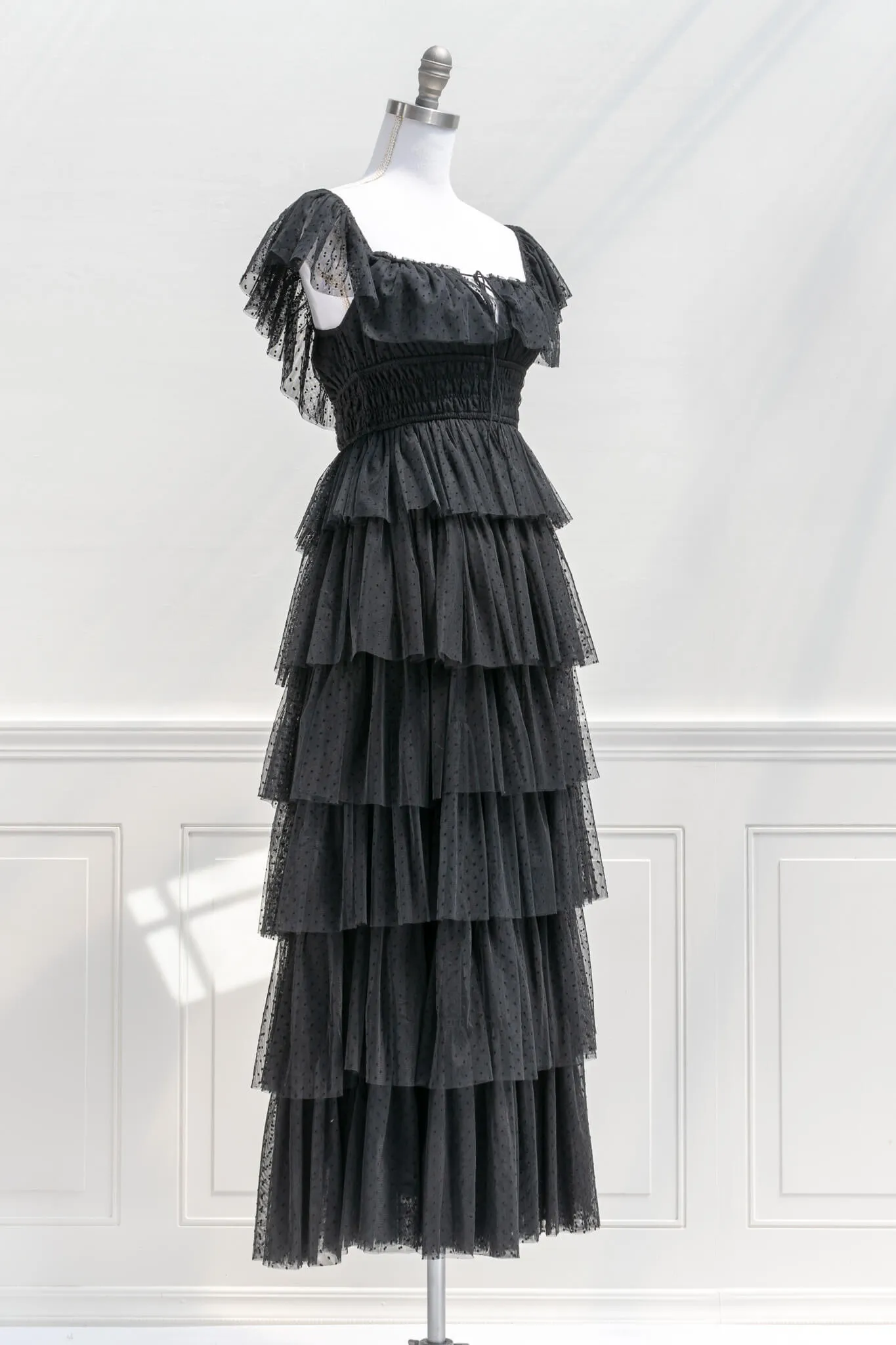 Sacré-Coeur Maxi Dress - Black