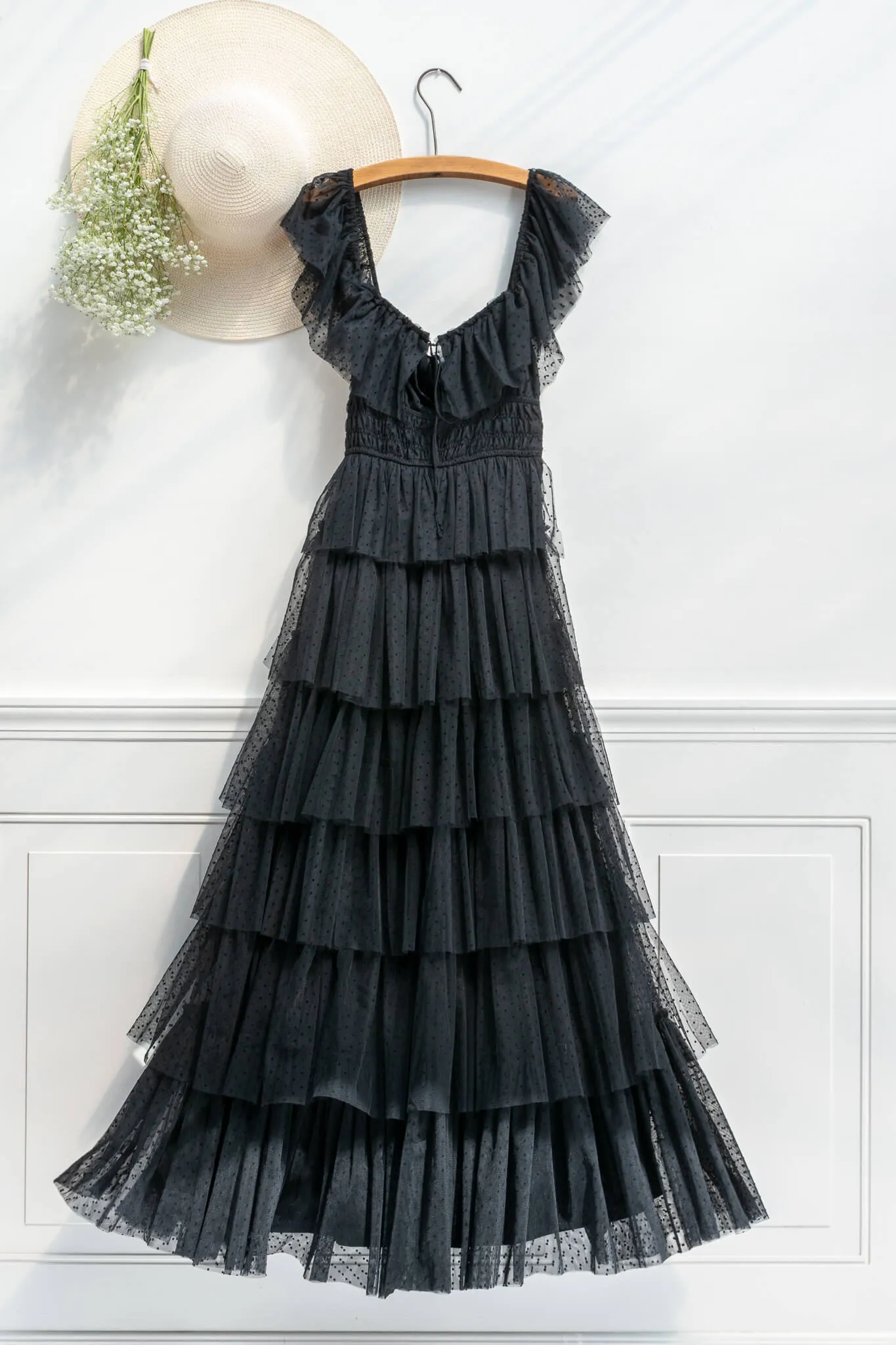 Sacré-Coeur Maxi Dress - Black