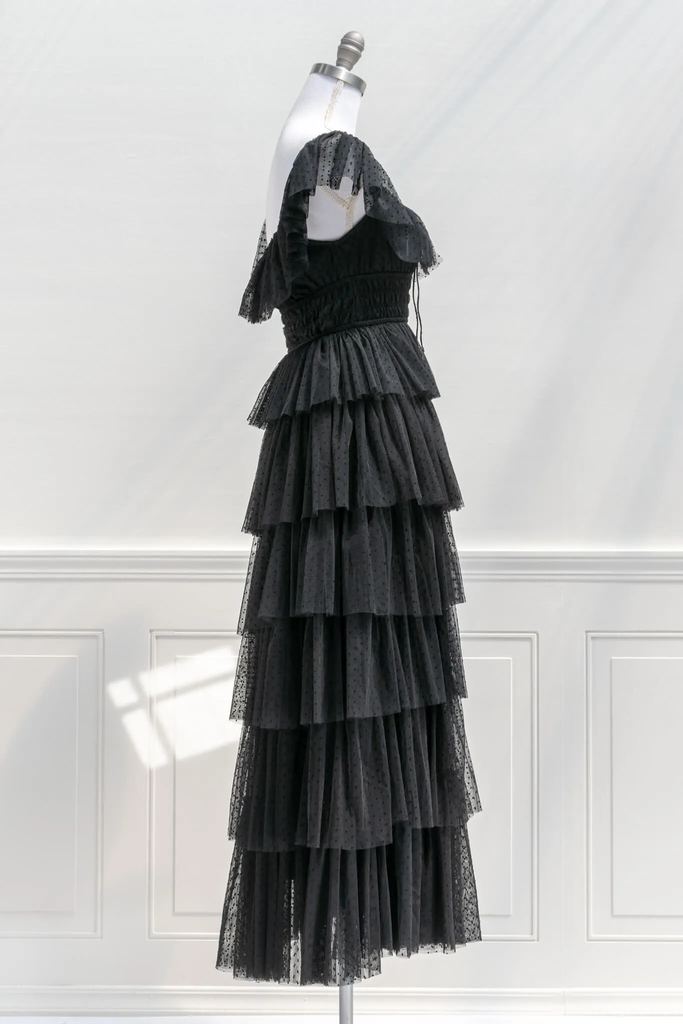 Sacré-Coeur Maxi Dress - Black