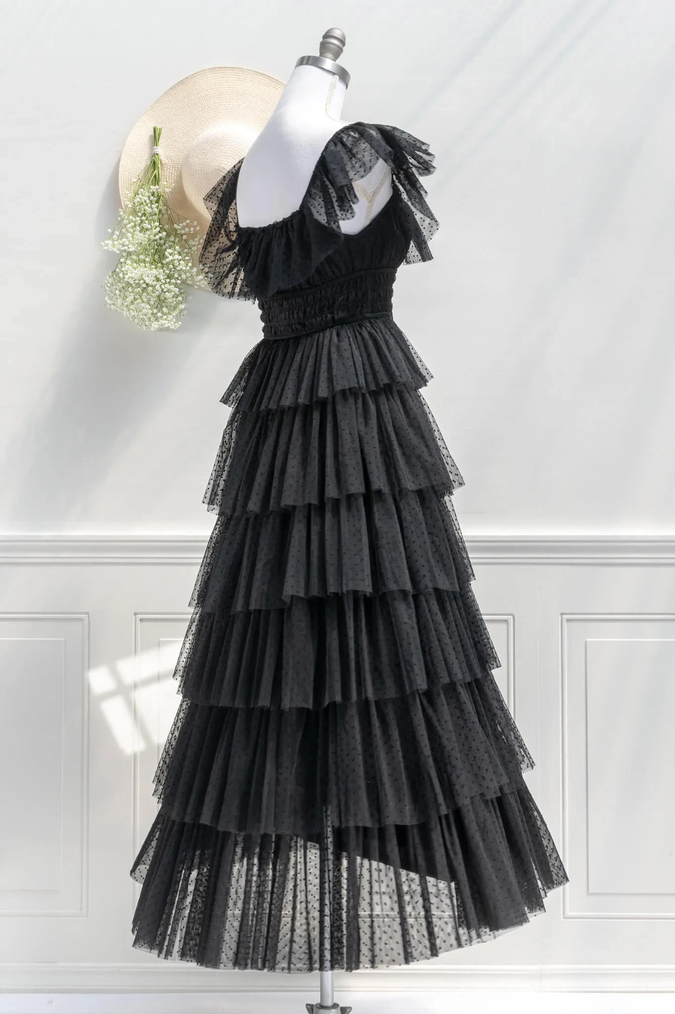 Sacré-Coeur Maxi Dress - Black
