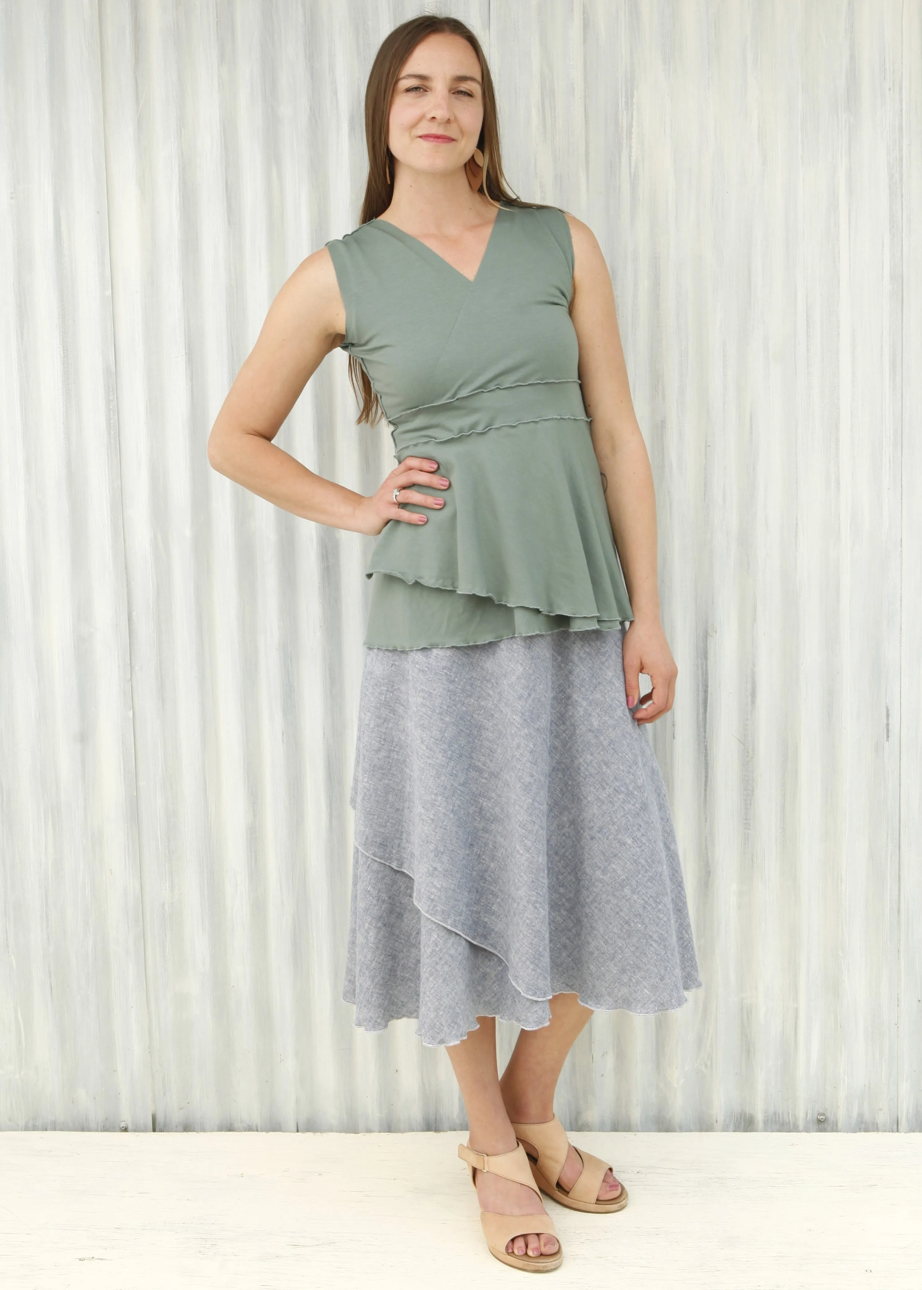 Sage Rowena Top