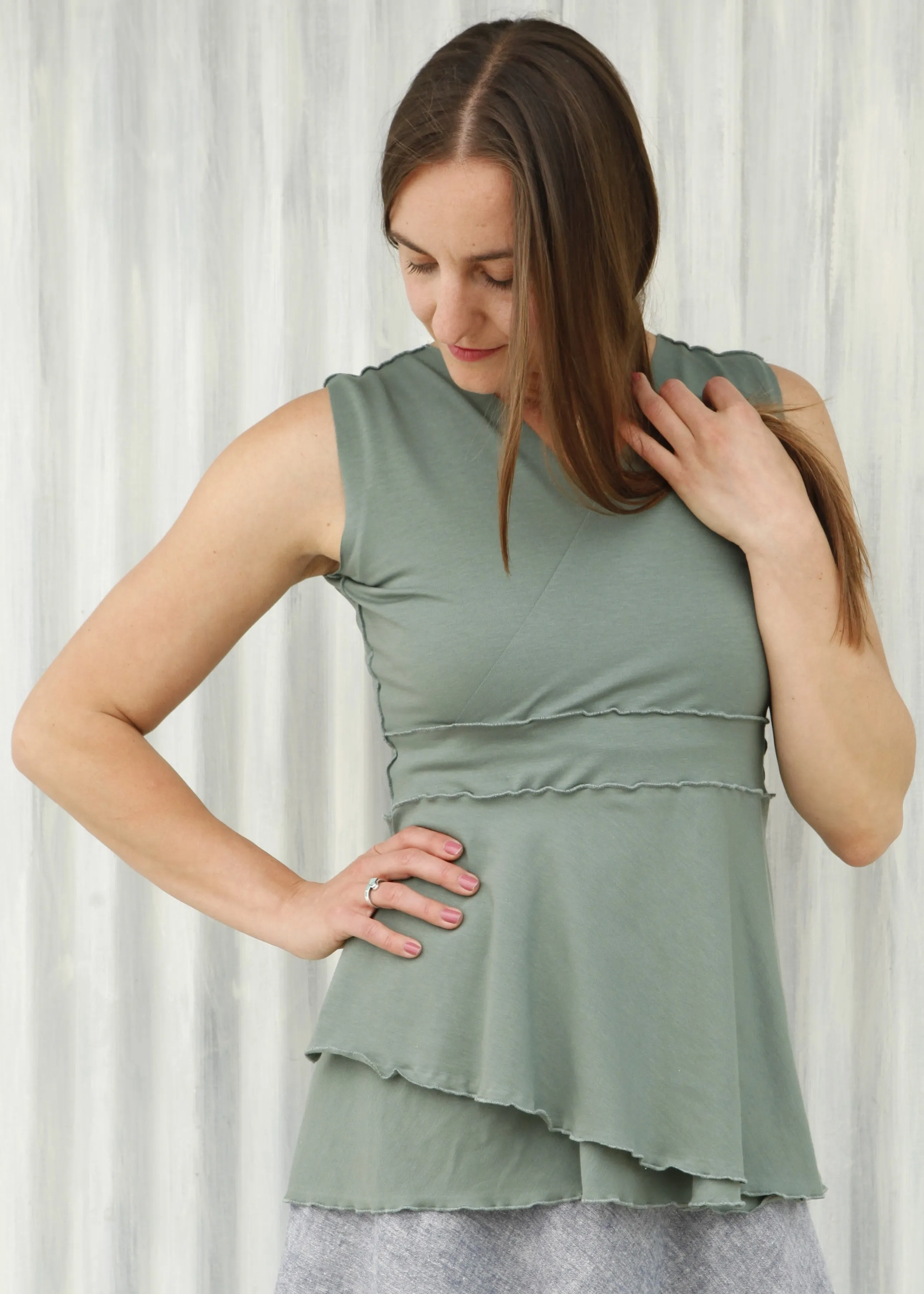 Sage Rowena Top
