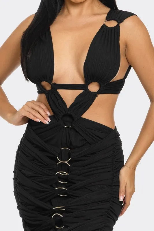 Sahara Mystique Pleated Gown | 3 COLORS