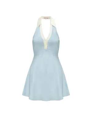 Samantha Knit Dress (Blue)