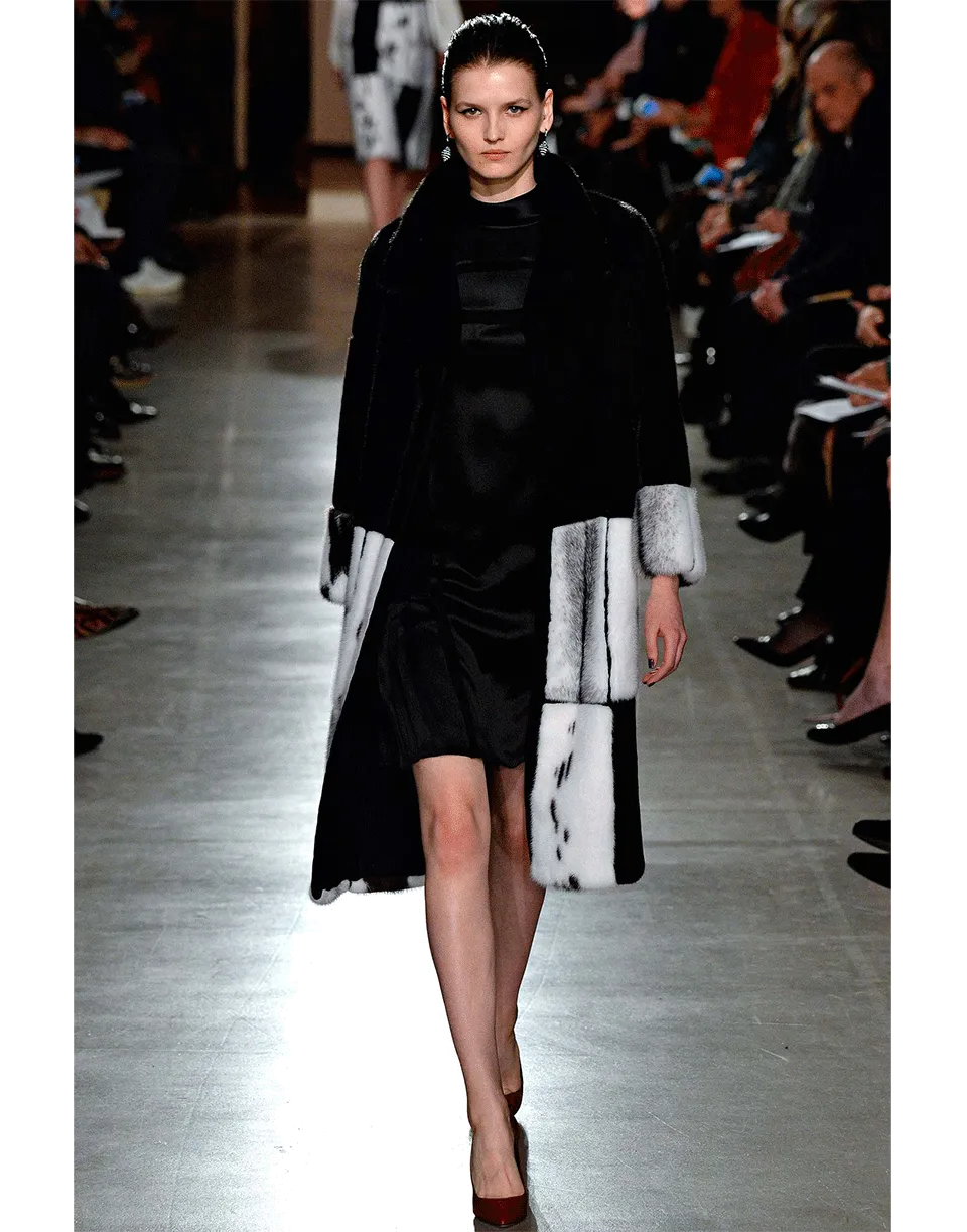 Satin Pleated Dress
