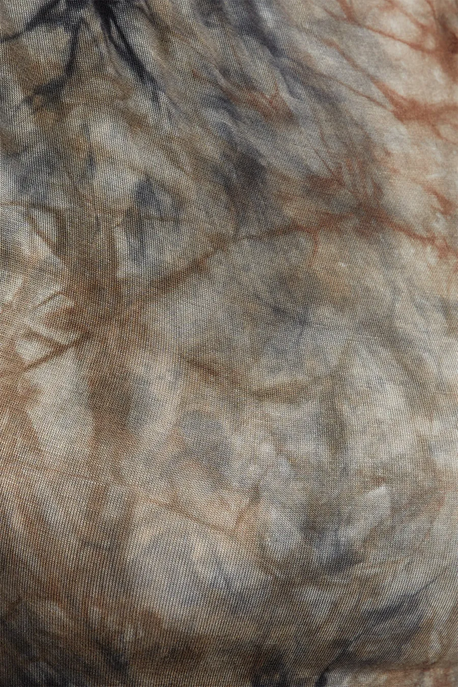 SAWYER TAUPE TIE DYE MIDI DRESS