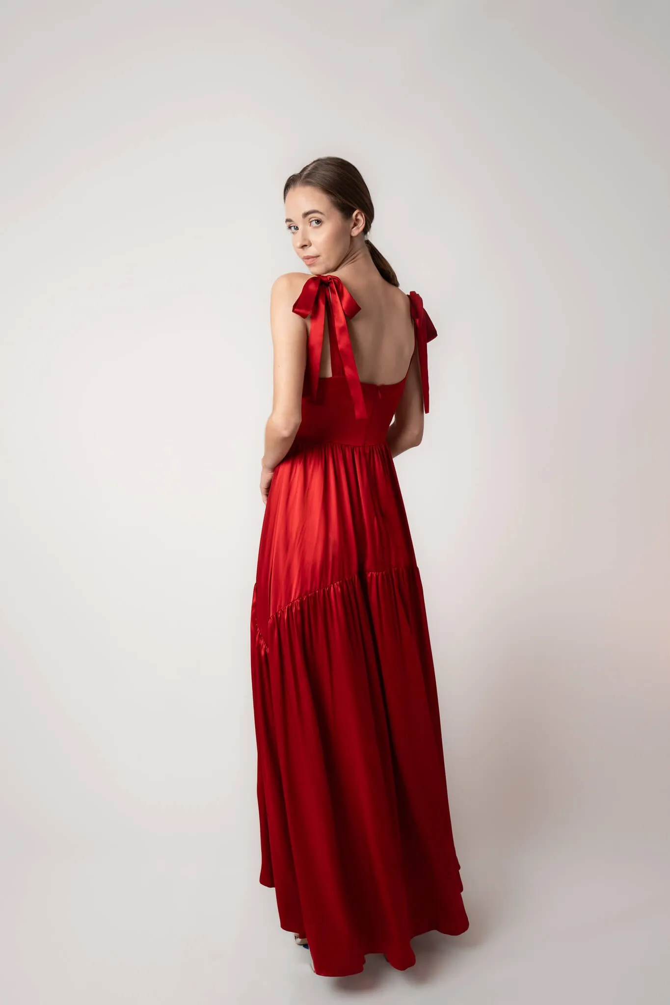 Scarlet Rose Juliette Silk Maxi Dress