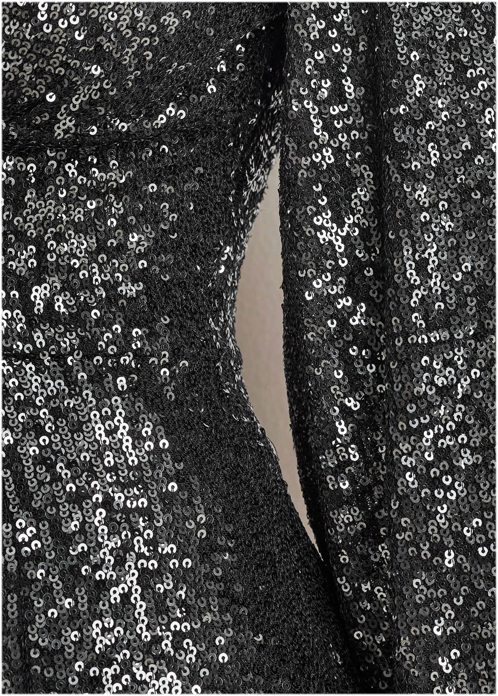 Sequin Maxi Top - Gunmetal