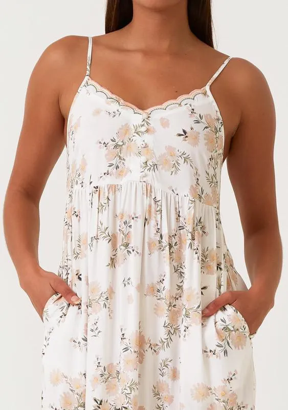 Serendipity Floral Sleeveless Maxi Dress