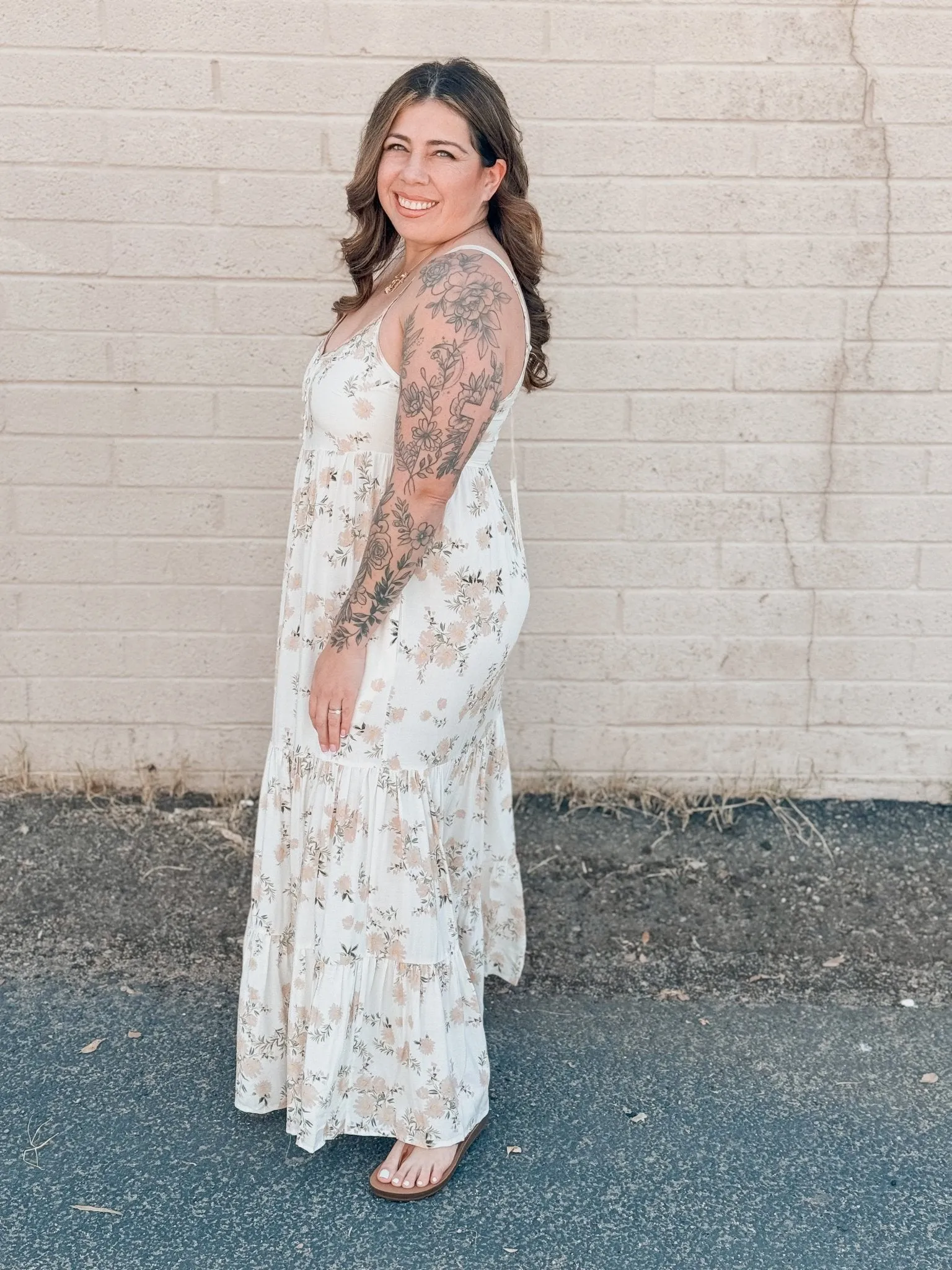 Serendipity Floral Sleeveless Maxi Dress