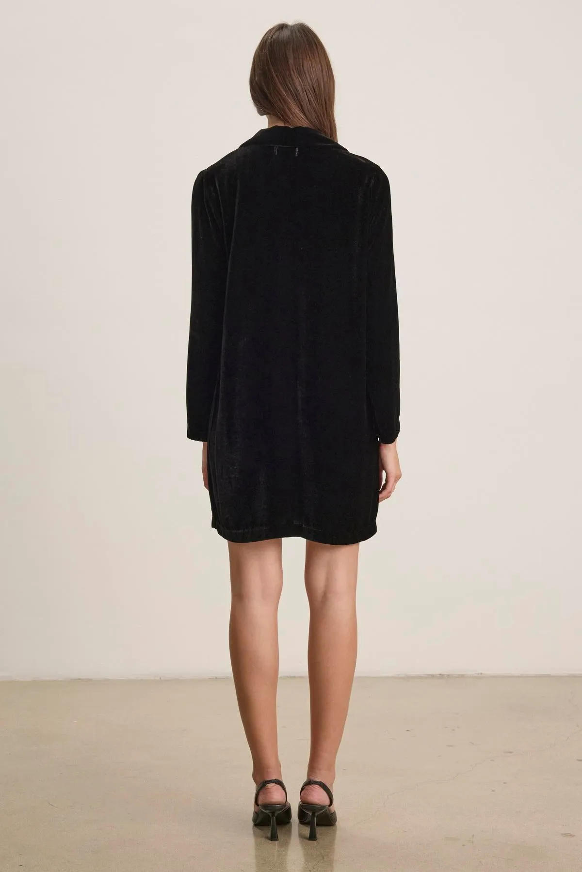 SHERI SILK VELVET DRESS