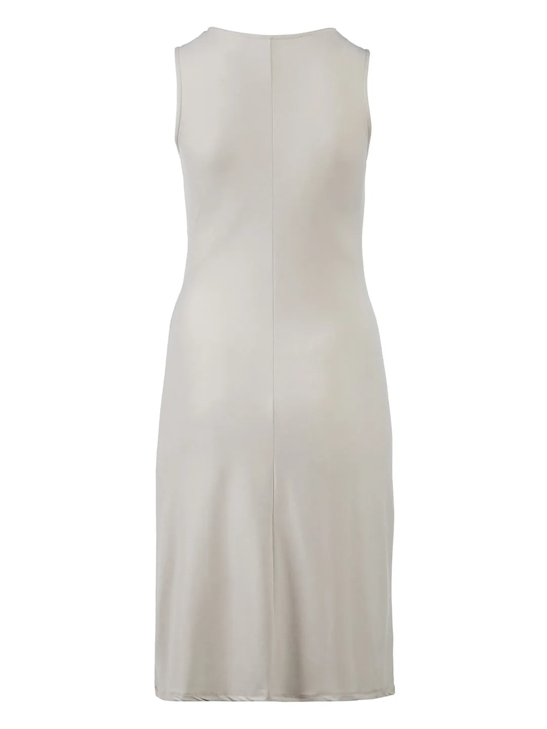 Side Knot Taupe Dress