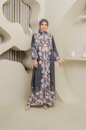 Sikka Dress & Scarf Set Black Onyx