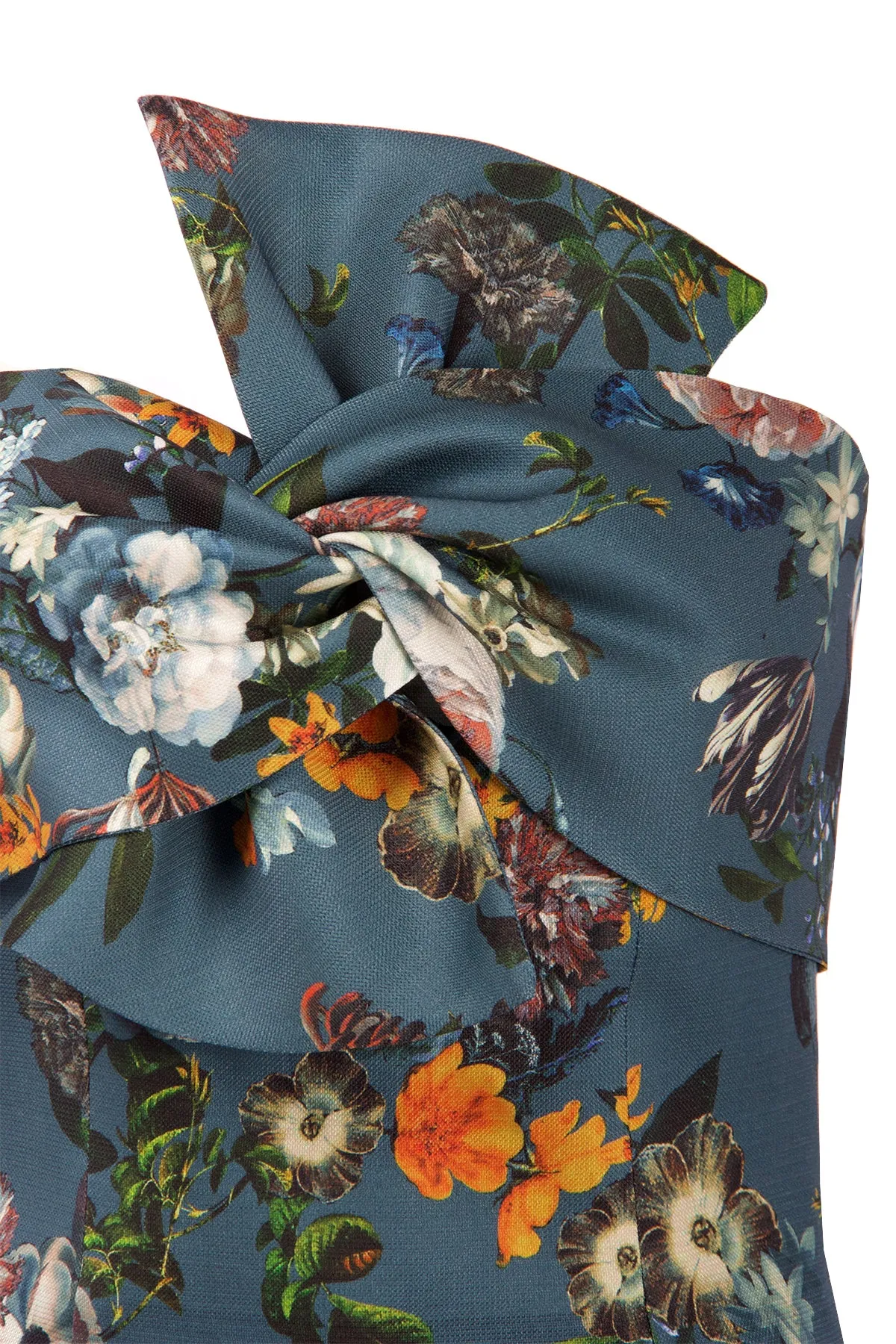 SILK GAZAR BOW DRESS