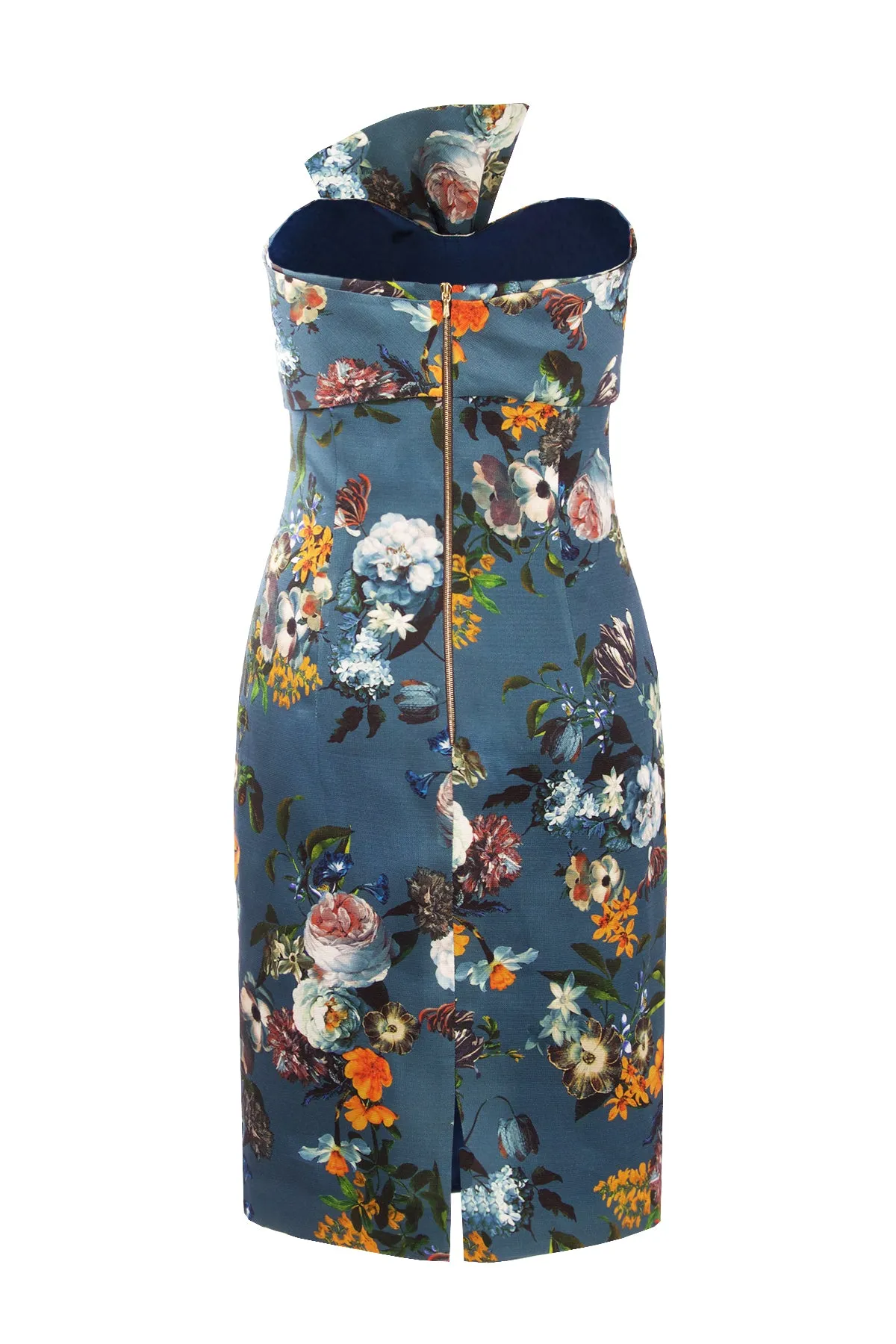 SILK GAZAR BOW DRESS