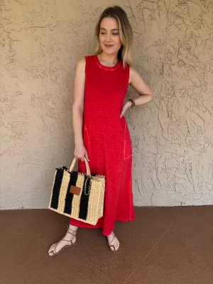 Sleeveless Maxi Dress With Pockets - Poppy