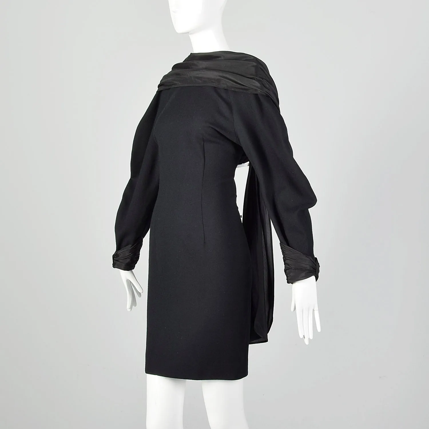 Small Borboglio Cristina Jan 1990s Black Dress