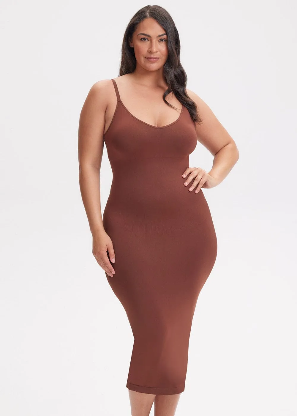 SnatchedKnit V-neck Sami Maxi Dress