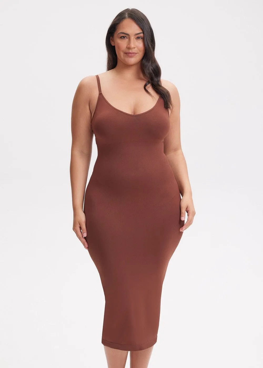 SnatchedKnit V-neck Sami Maxi Dress