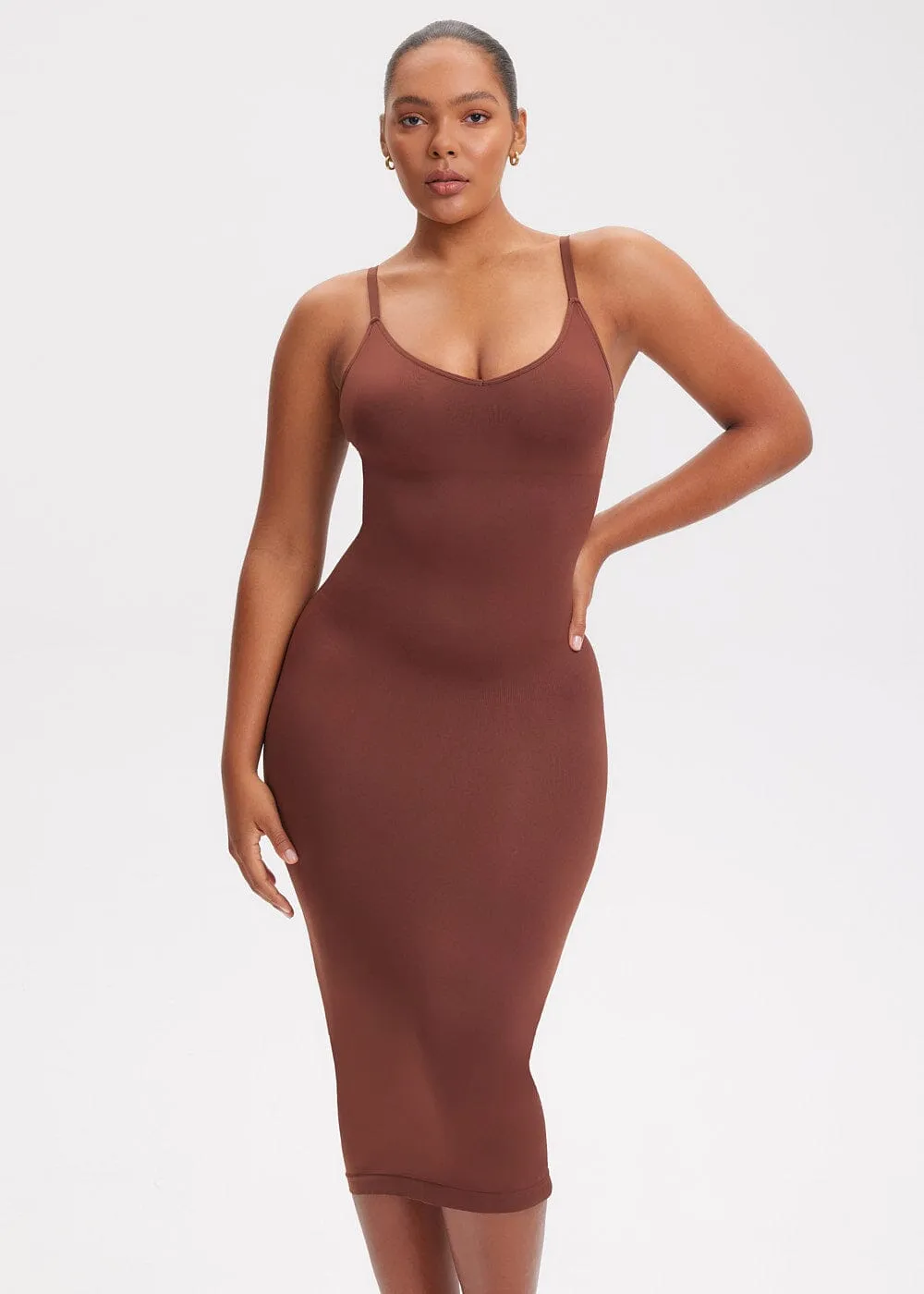 SnatchedKnit V-neck Sami Maxi Dress