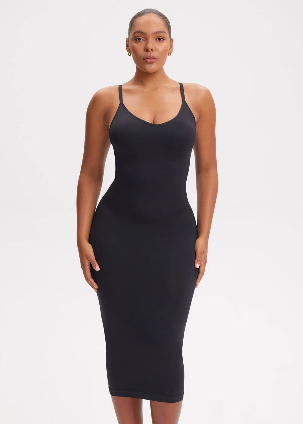 SnatchedKnit V-neck Sami Maxi Dress