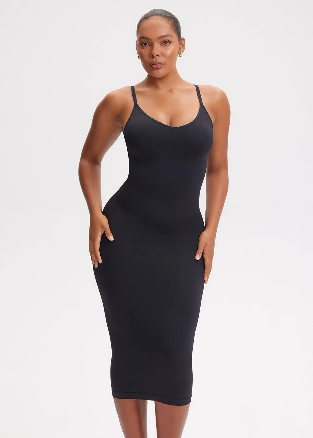SnatchedKnit V-neck Sami Maxi Dress