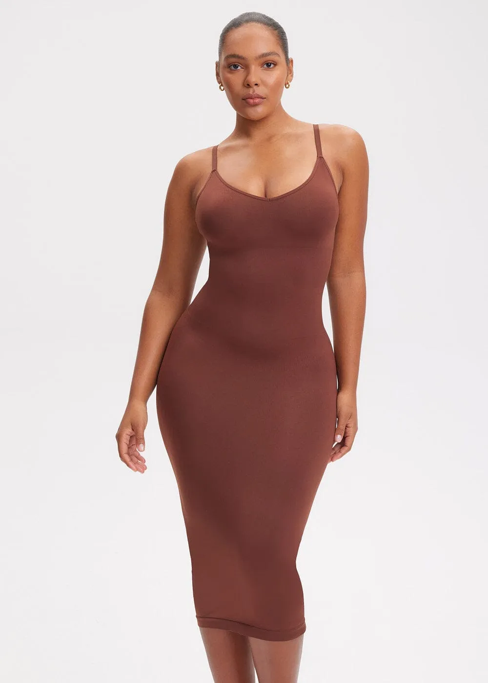 SnatchedKnit V-neck Sami Maxi Dress