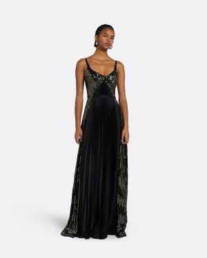 Sofia Black Long Dress