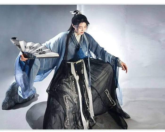 Song Dynasty Hanfu | Yuanshi men's and women's large-sleeved shirts and Hanfu technology sense