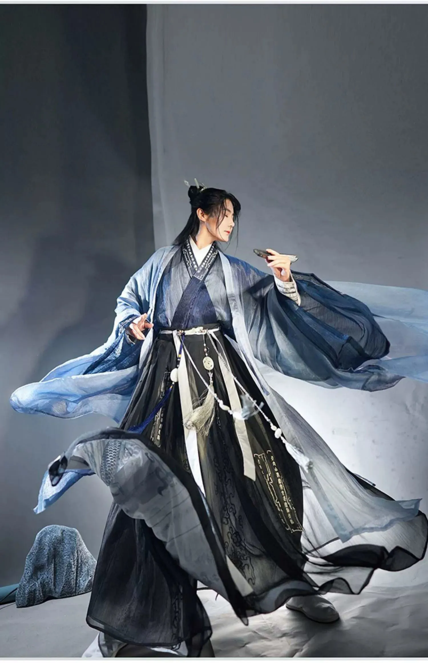 Song Dynasty Hanfu | Yuanshi men's and women's large-sleeved shirts and Hanfu technology sense