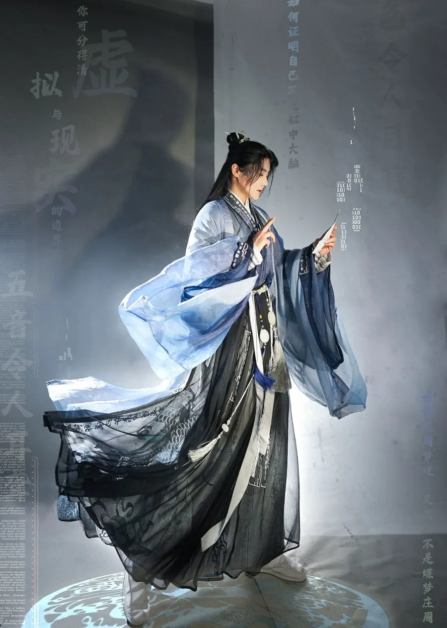 Song Dynasty Hanfu | Yuanshi men's and women's large-sleeved shirts and Hanfu technology sense