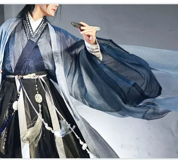 Song Dynasty Hanfu | Yuanshi men's and women's large-sleeved shirts and Hanfu technology sense