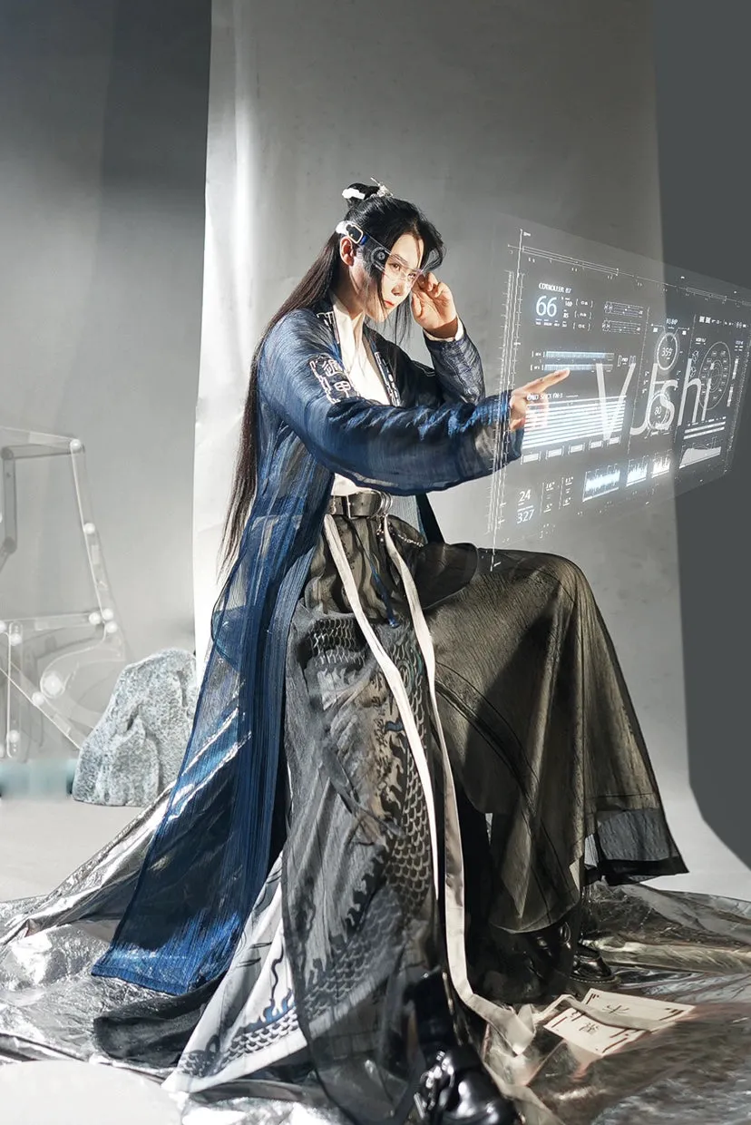 Song Dynasty Hanfu | Yuanshi men's and women's large-sleeved shirts and Hanfu technology sense