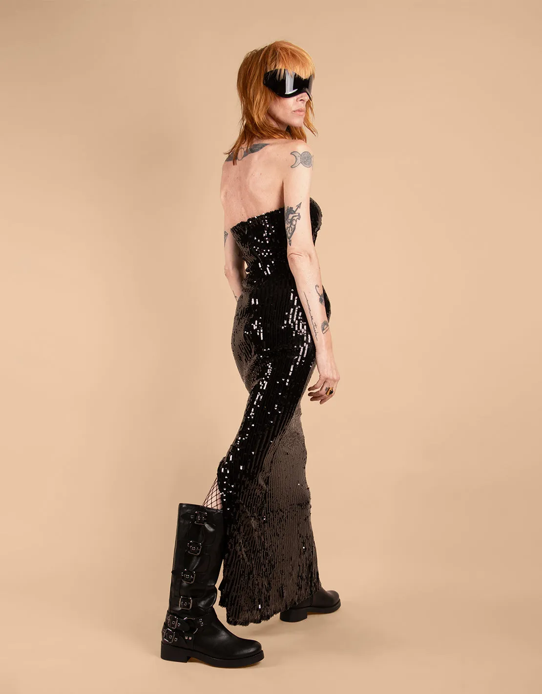 Sparkly maxi dress