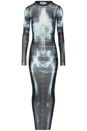 Squeletor X-Ray Print Mesh Gown