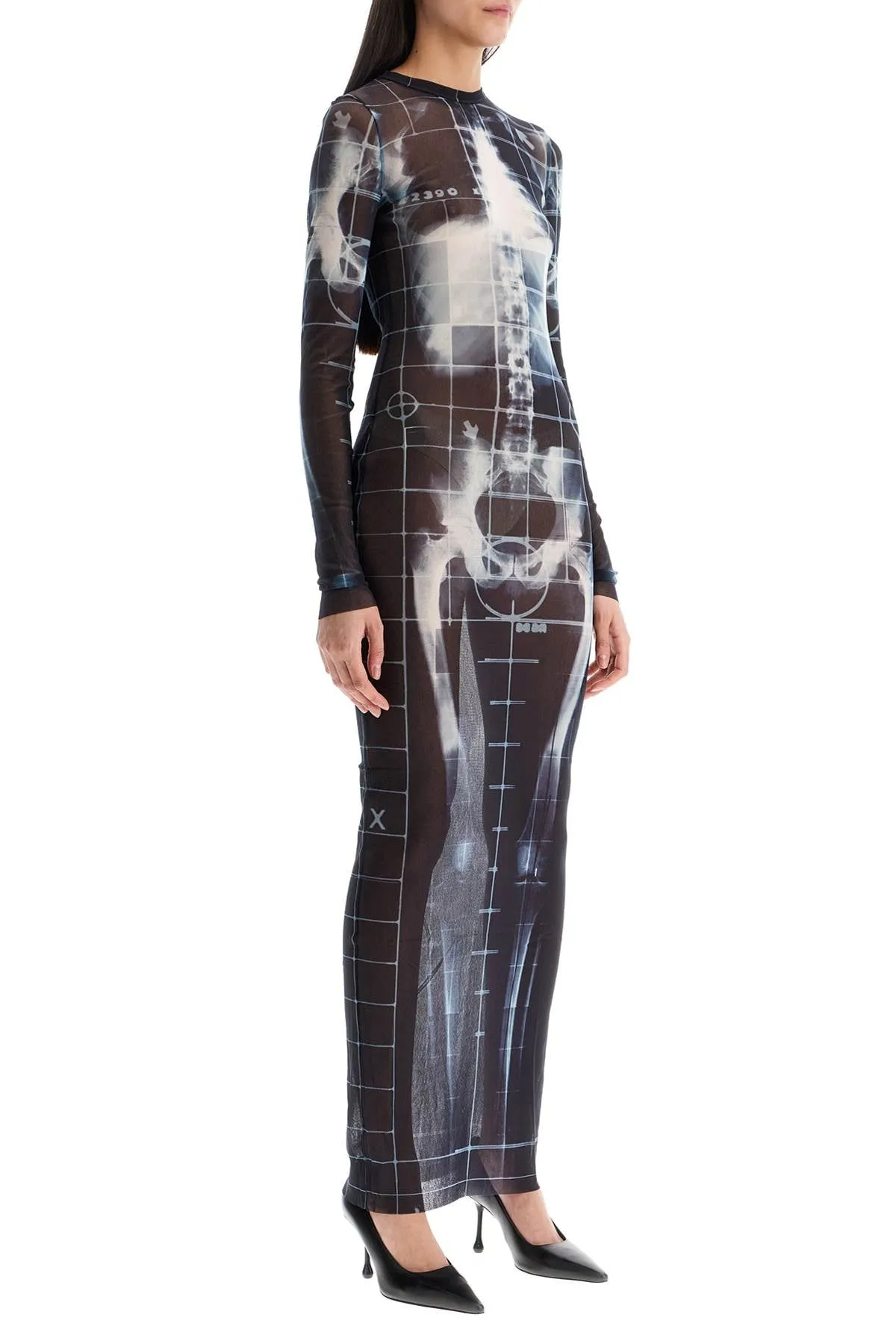 Squeletor X-Ray Print Mesh Gown
