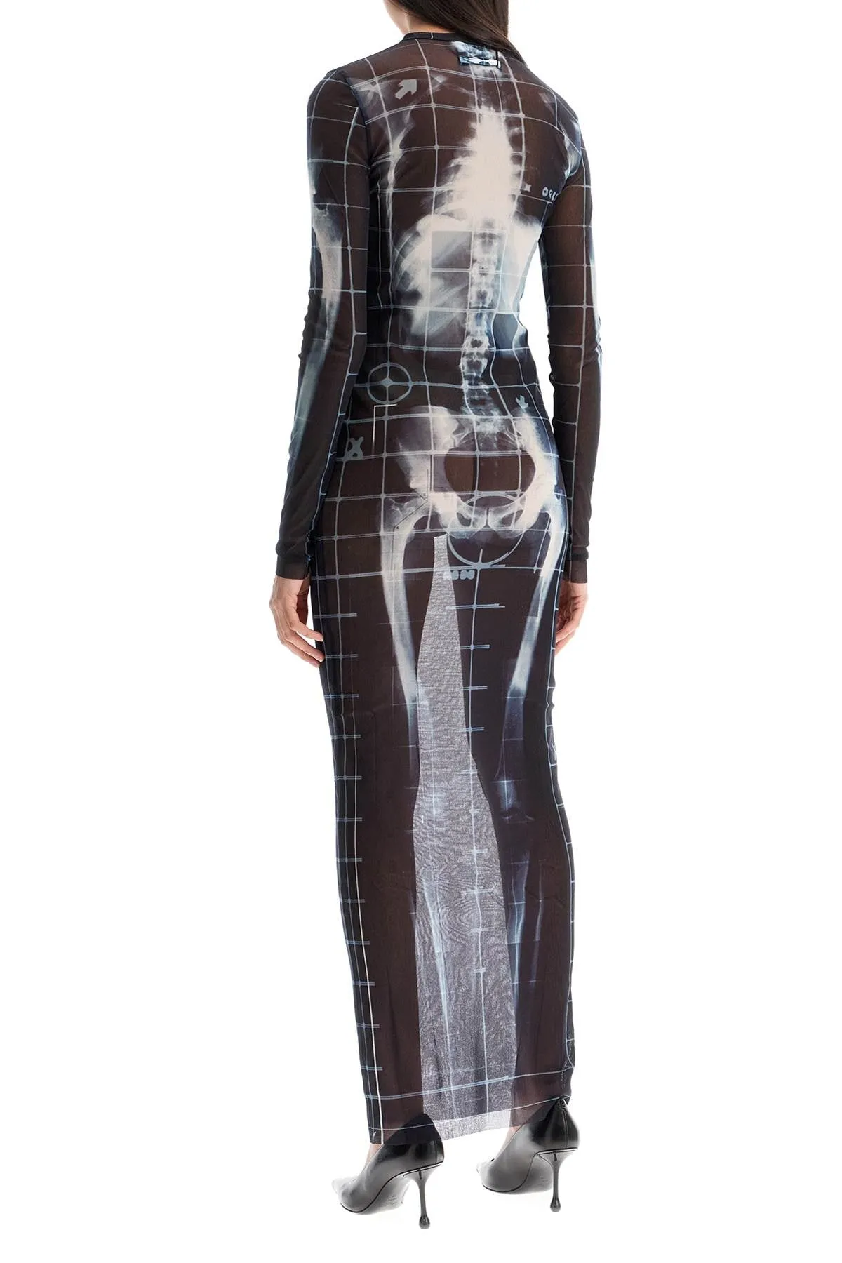 Squeletor X-Ray Print Mesh Gown