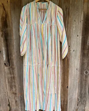 Striped maxi dress
