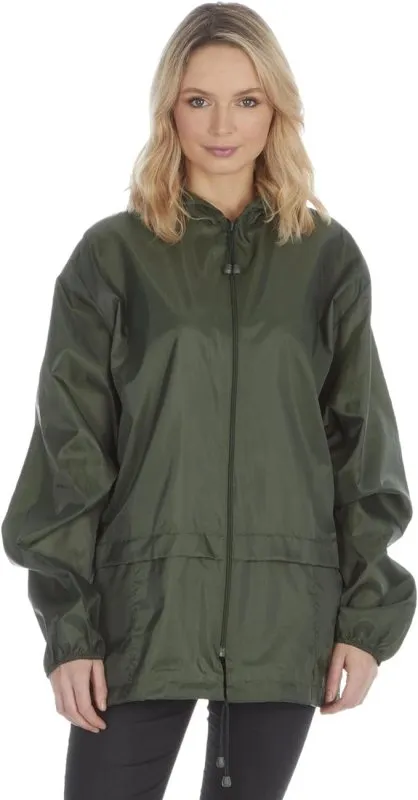 Style It Up Hooded Raincoat Kagools Jacket - Unisex Adult Men and Women - Water-Resistant, Breathable, Lightweight - Ideal for Spring, Summer and Travel