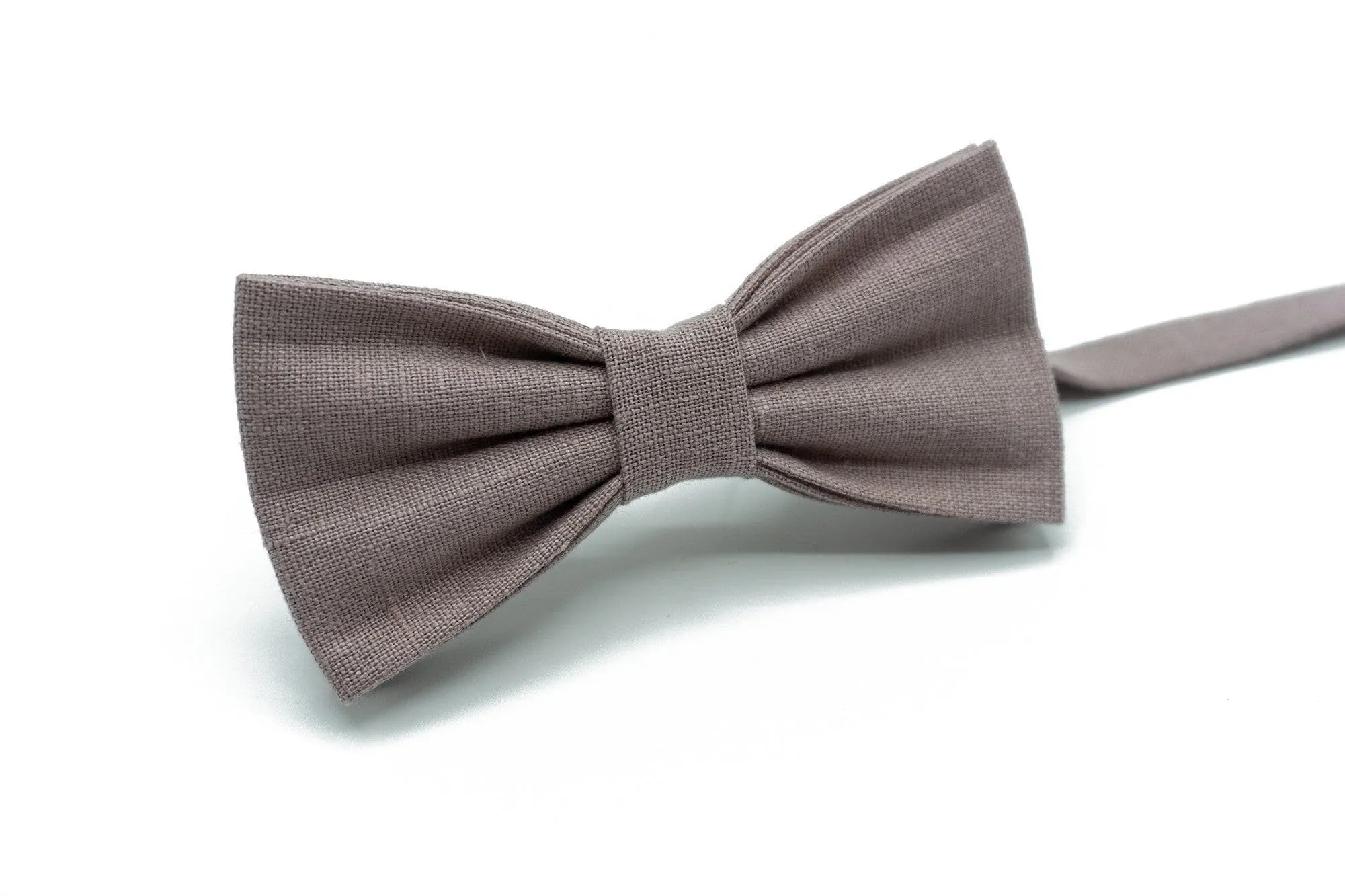 Taupe Beige Pocket Square and Suspenders Set for Men