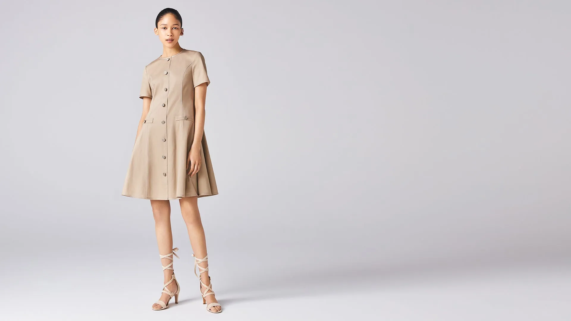 Taupe Fiesta Dress