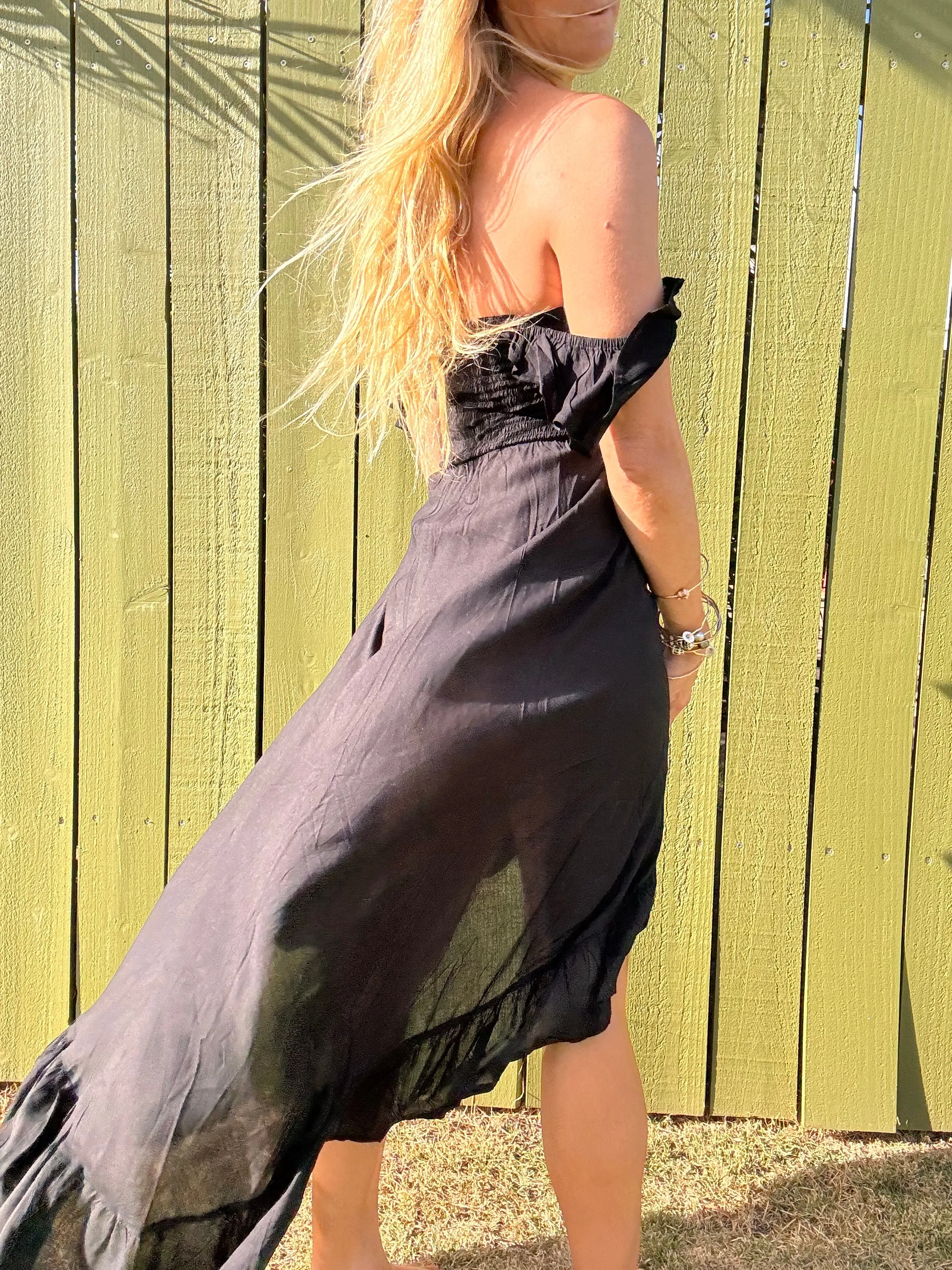 TIARE Brooklyn maxi dress-Black